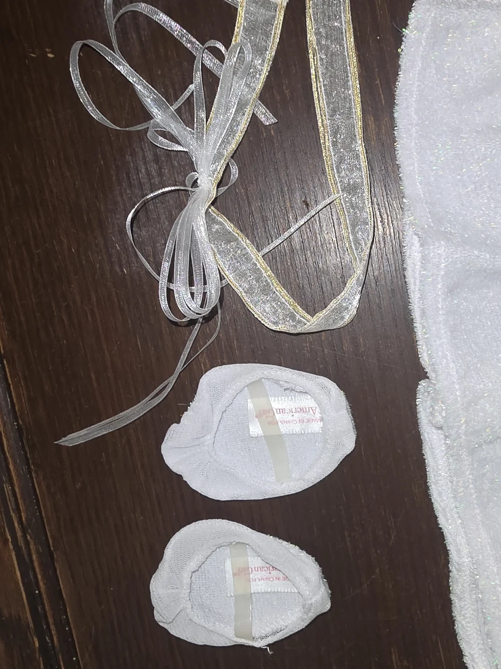 American Girl shimmery white